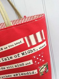 Shipping Forecast Bag Red by Dr Bean's Bags